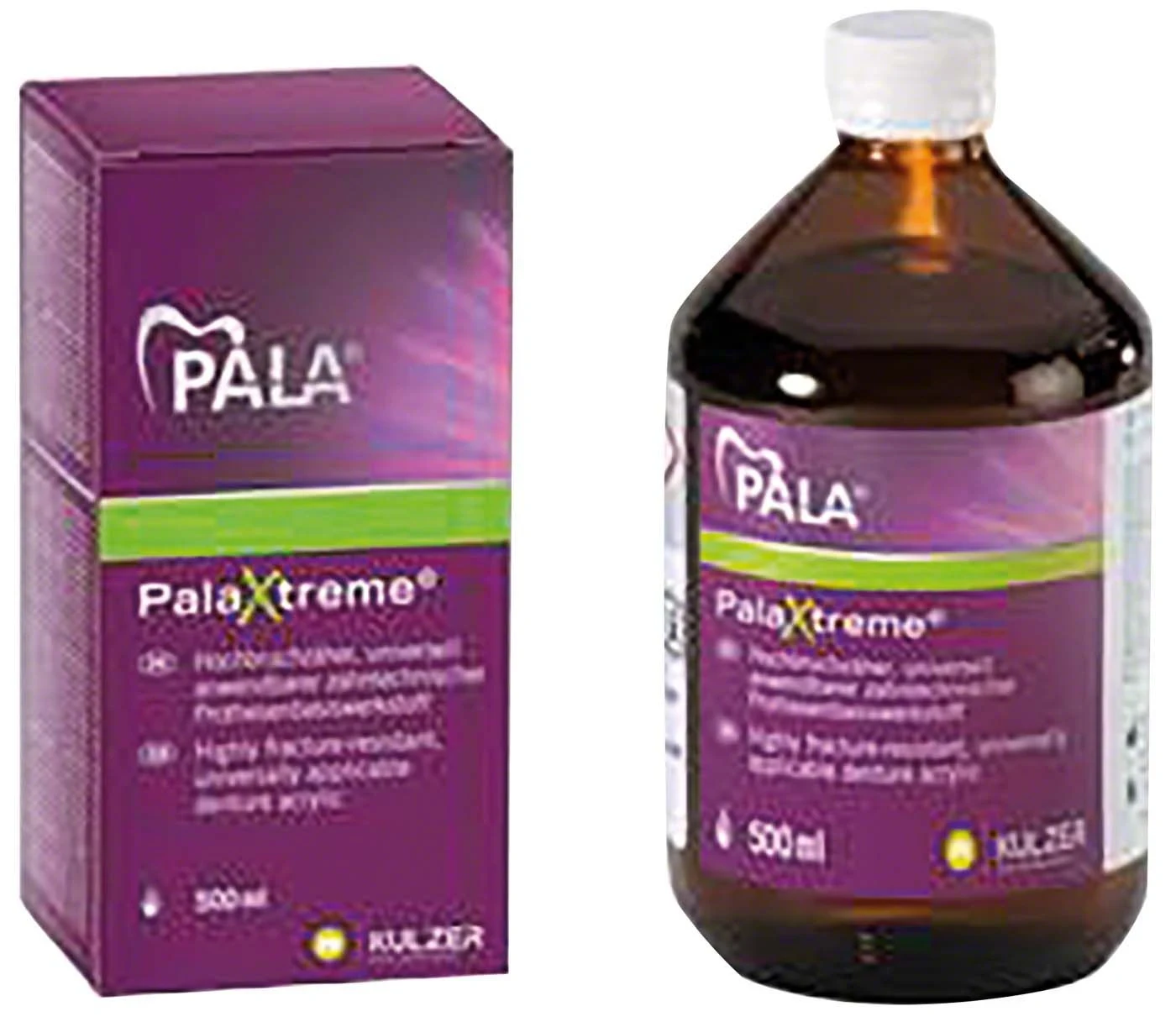 PalaXtreme, Prothesenkunststoff, kaltpolymerisierend, Flasche à 500 ml
