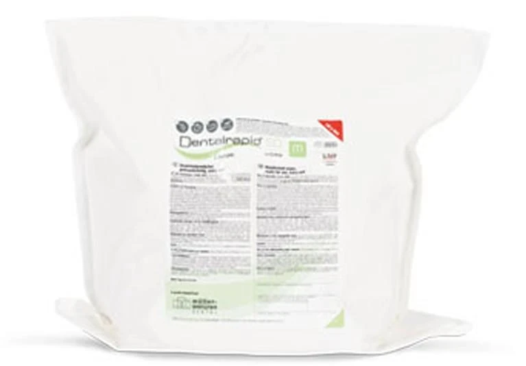 Dentalrapid SD wipes M, Desinfektion und Reinigung, VAH, Größe 23 x15 cm, Duft lemon, Rollen 2x240 Tücher