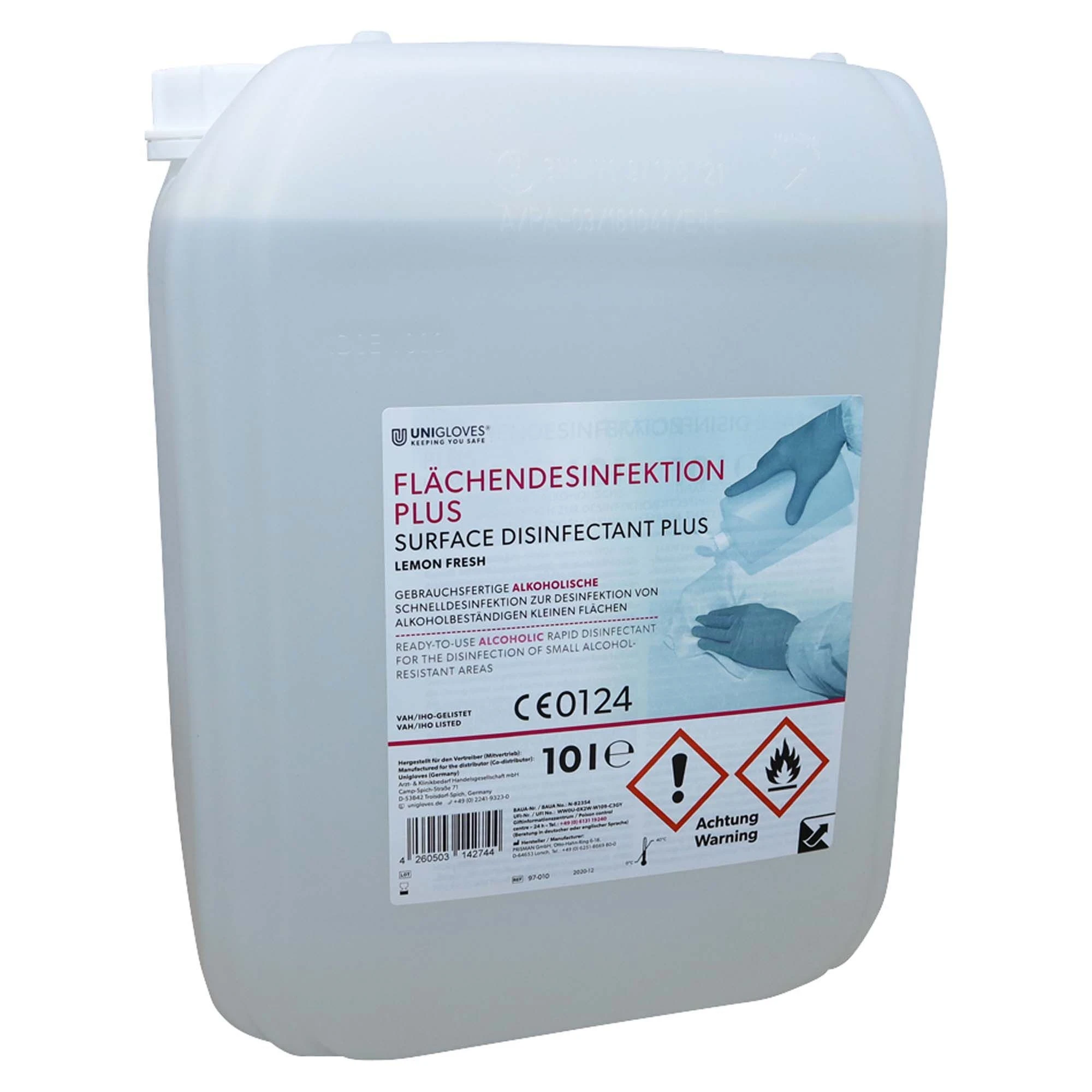 Flächendesinfektion Plus, Lemon Fresh, Kanister à 10 Liter