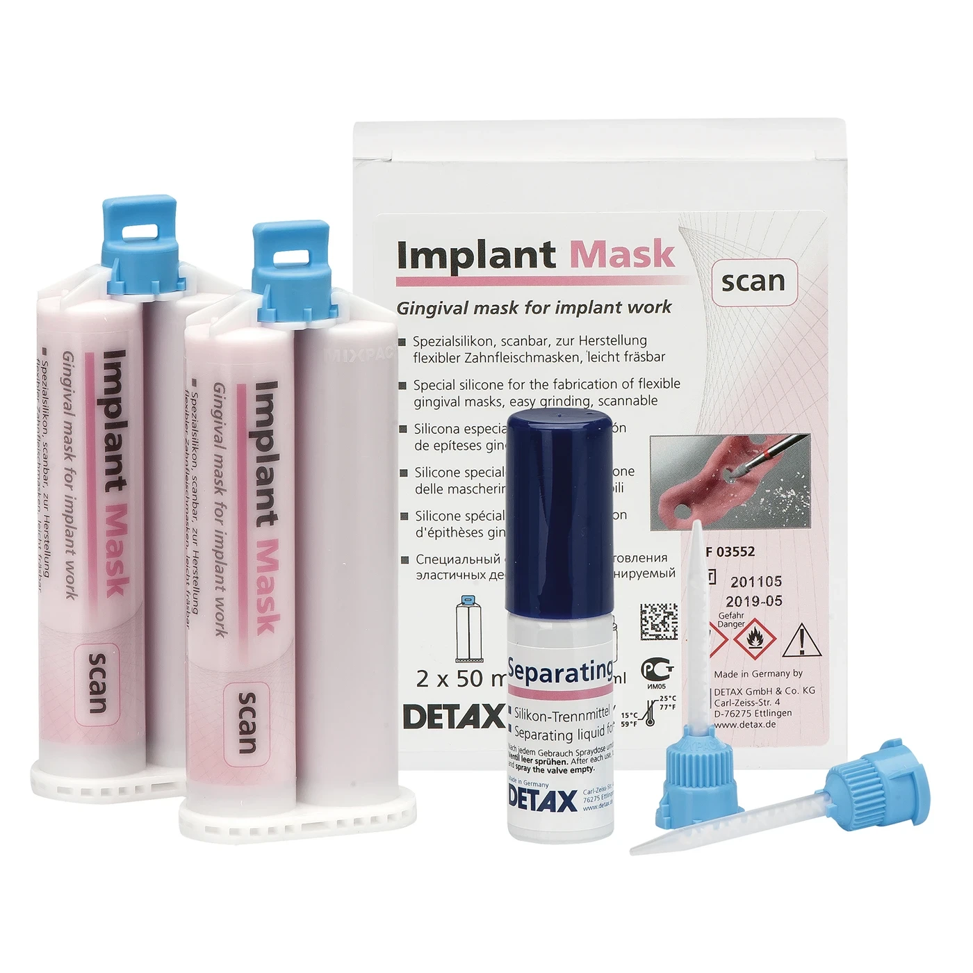 Implant Mask Scan, Packung 2 x 50 ml