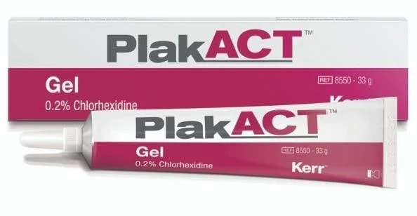PlakACT, Zahnfleischschutzgel, 0,2 % Chlorhexidin, Typ Gel, Tube 1 x 33 g