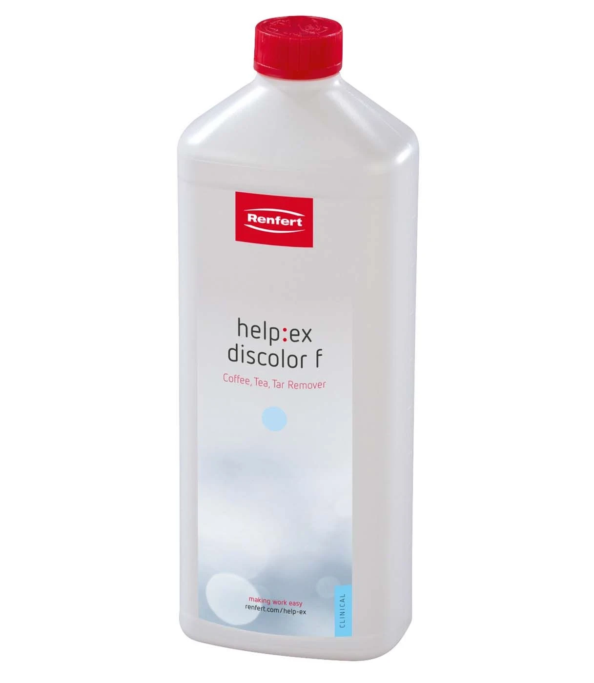 help:ex discolor f, Spezialreiniger, Flasche à 1 Liter