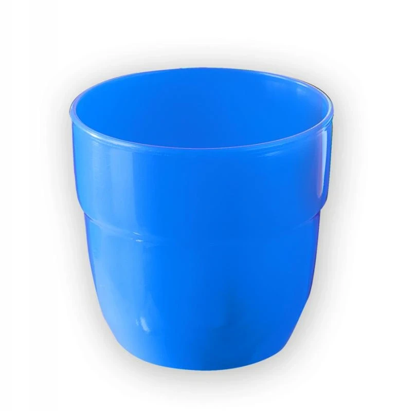 Mundspülbecher Classico colore, Farbe blau 10 Stück
