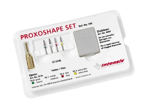 Proxoshape, Feile, grob, PS0 120µm, grün, Packung à 1 Stück