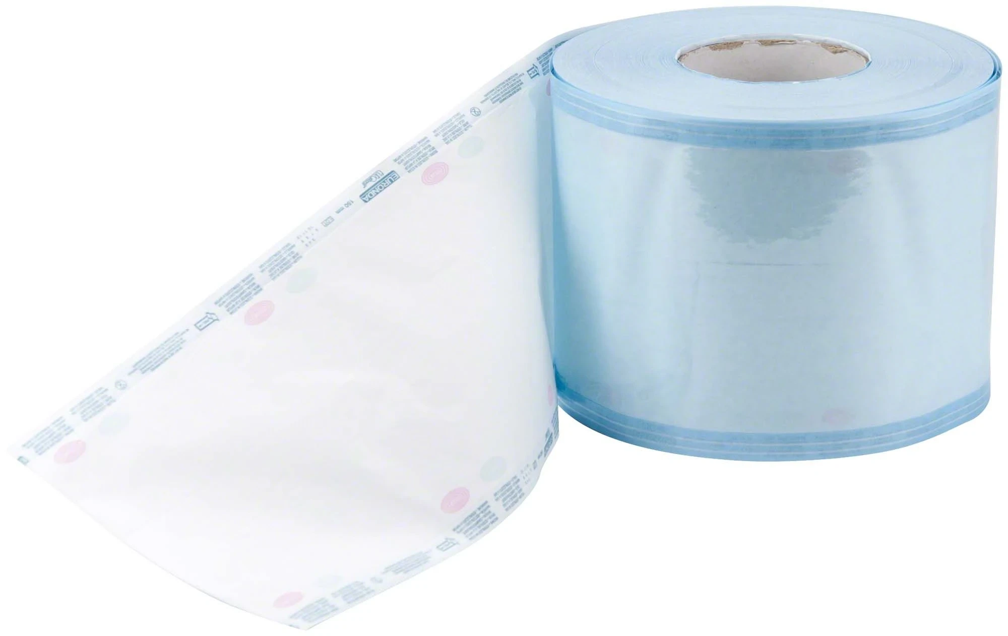 Eurosteril Sterilisationsfolie, Breite 150 mm, ohne Falte, Rolle à 200 m