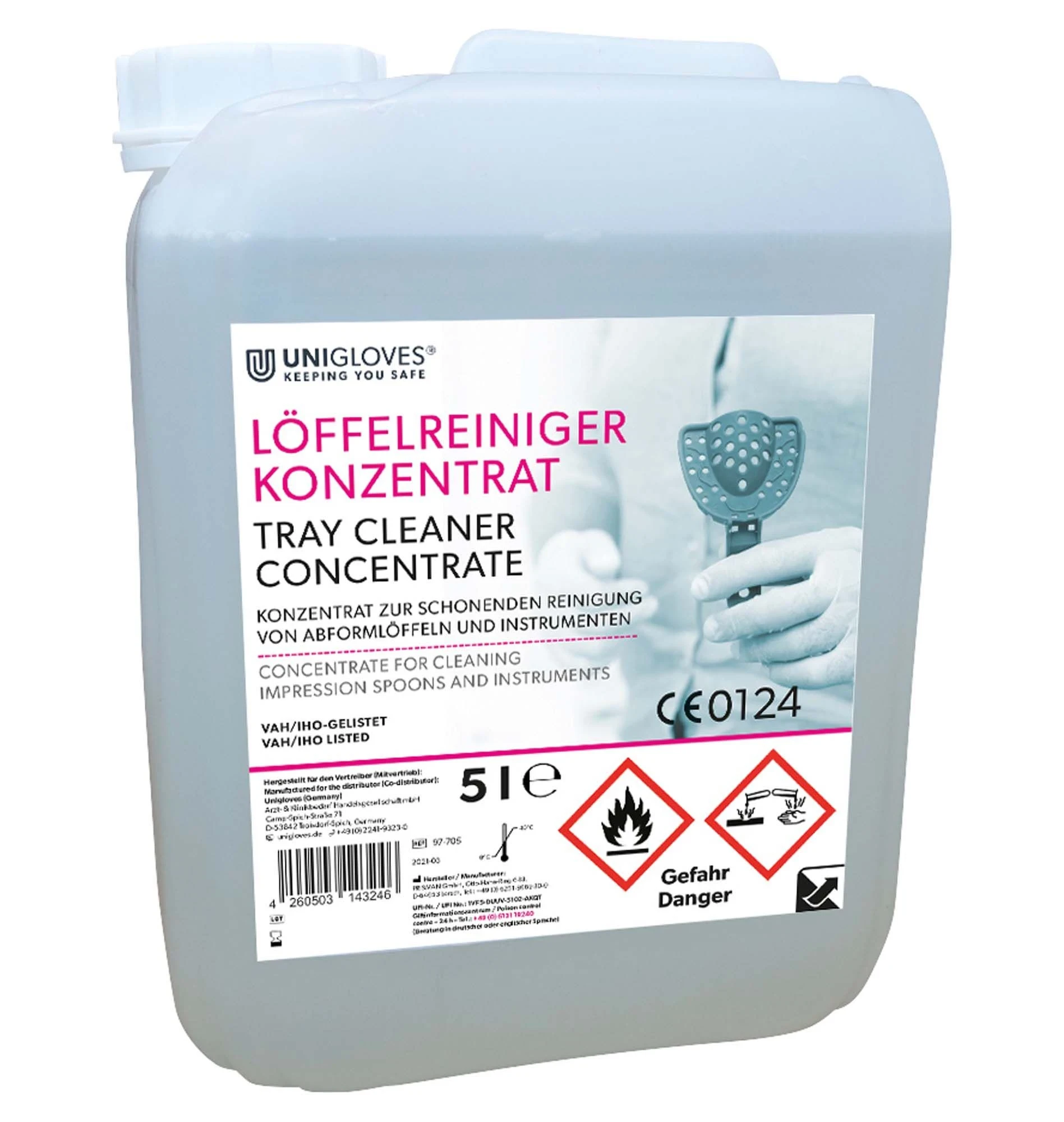 Unigloves, Löffelreiniger, Kanister à 5 Liter