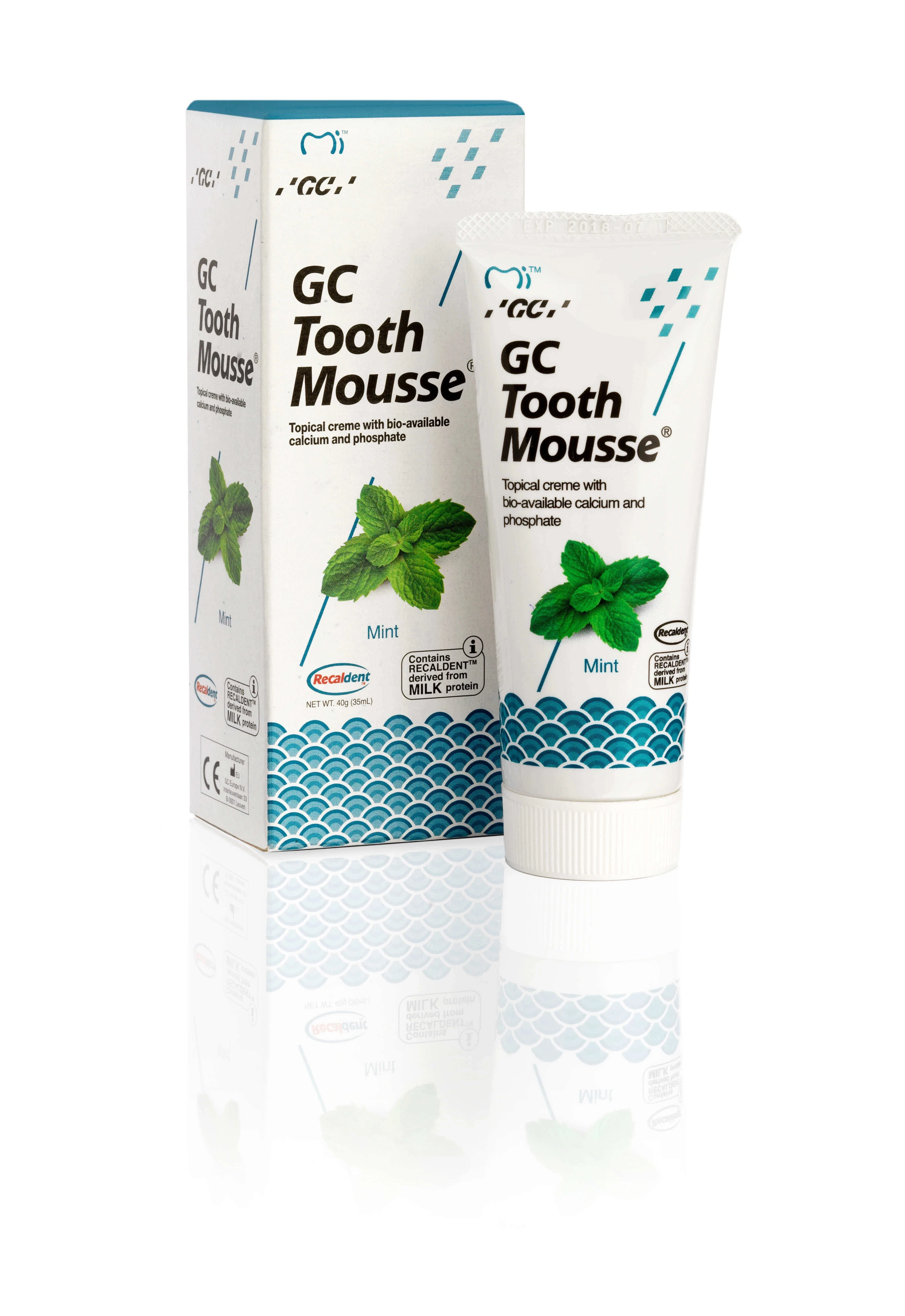 Tooth Mousse, Minze, Packung à 10 × 40 g