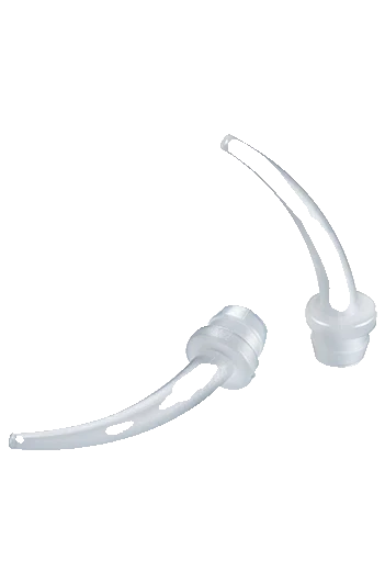 Intraoral Tips, Hilfsmittel Abformung, Farbe transparent, Durchmesser 0,6 mm, Packung à 100 Stück