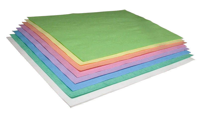 Monoart Trayfilterpapier, groß, 28 × 36 cm, capriblau, Packung à 250 Blatt