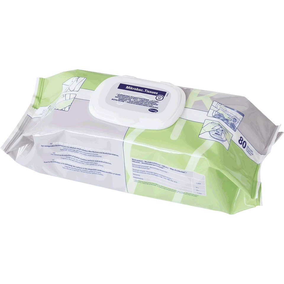 Mikrobac Tissues, Packung à 80 Tücher