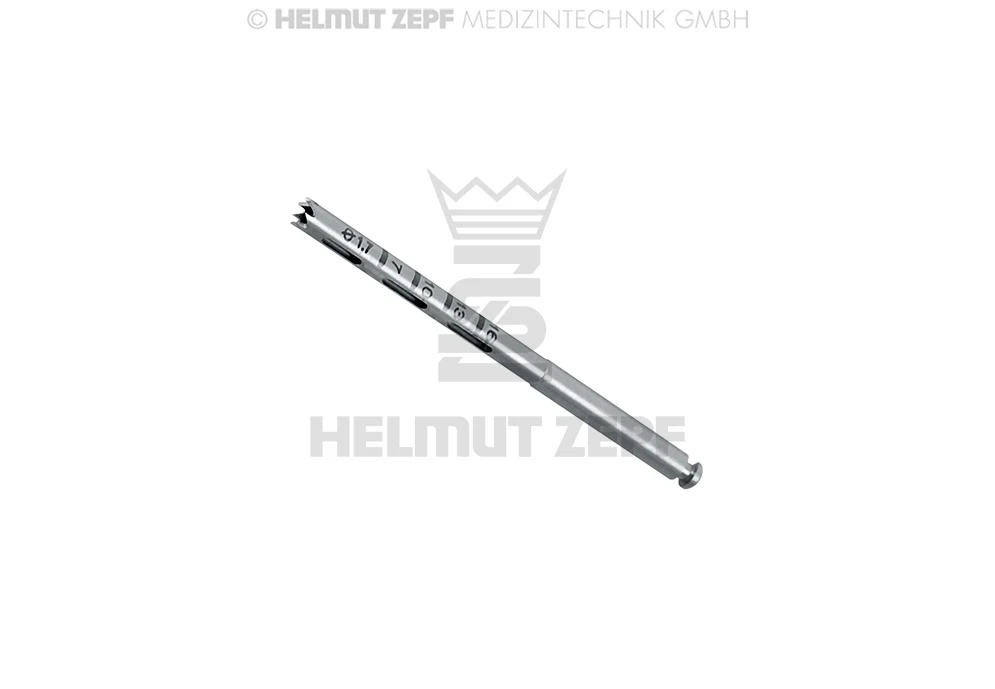Trepanbohrer, Innendurchmesser 1,7 mm Schaft 2,35 mm x 30mm