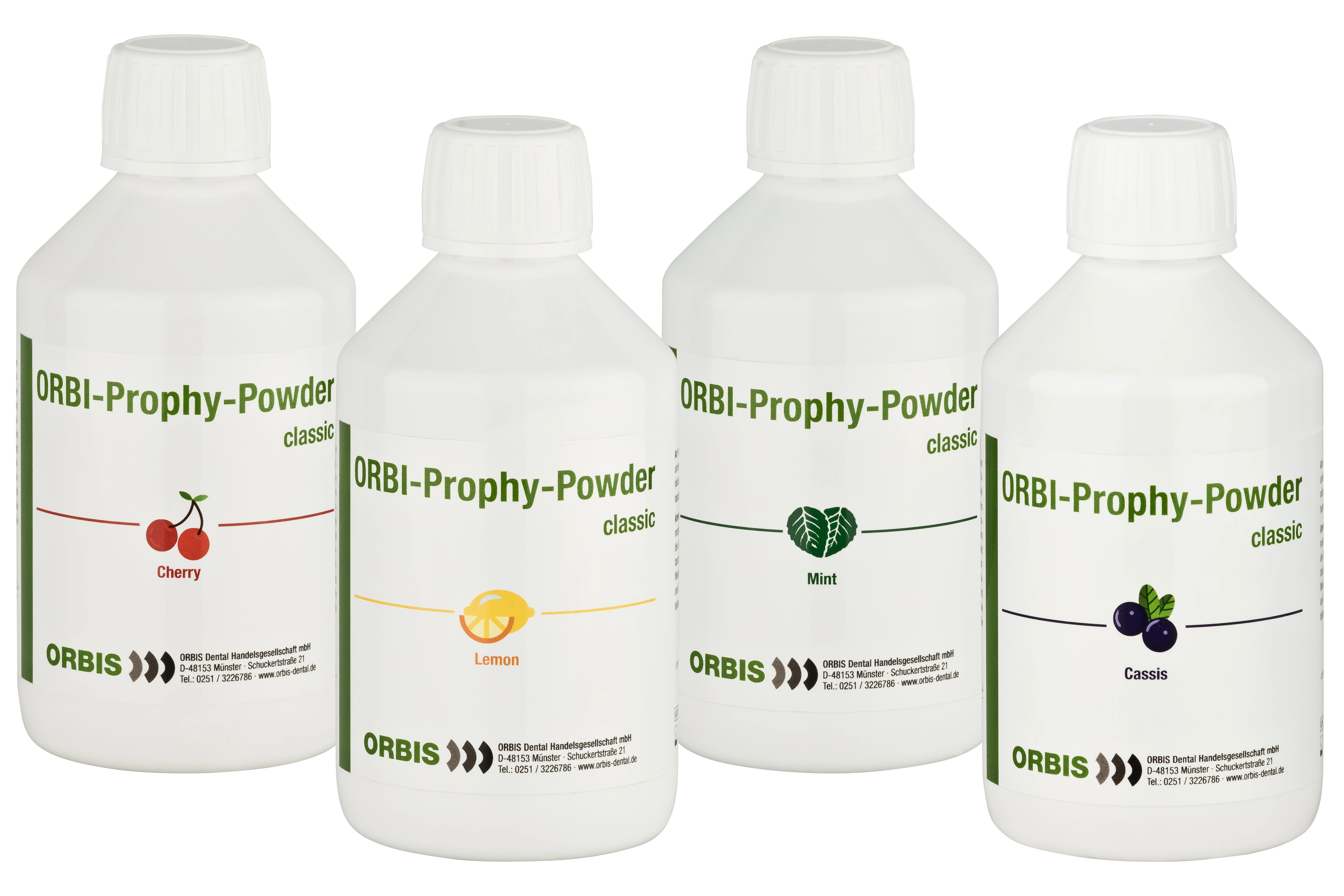 ORBI-Prophy Powder classic Lemon, Körnung 40 µm, Flasche 300 g
