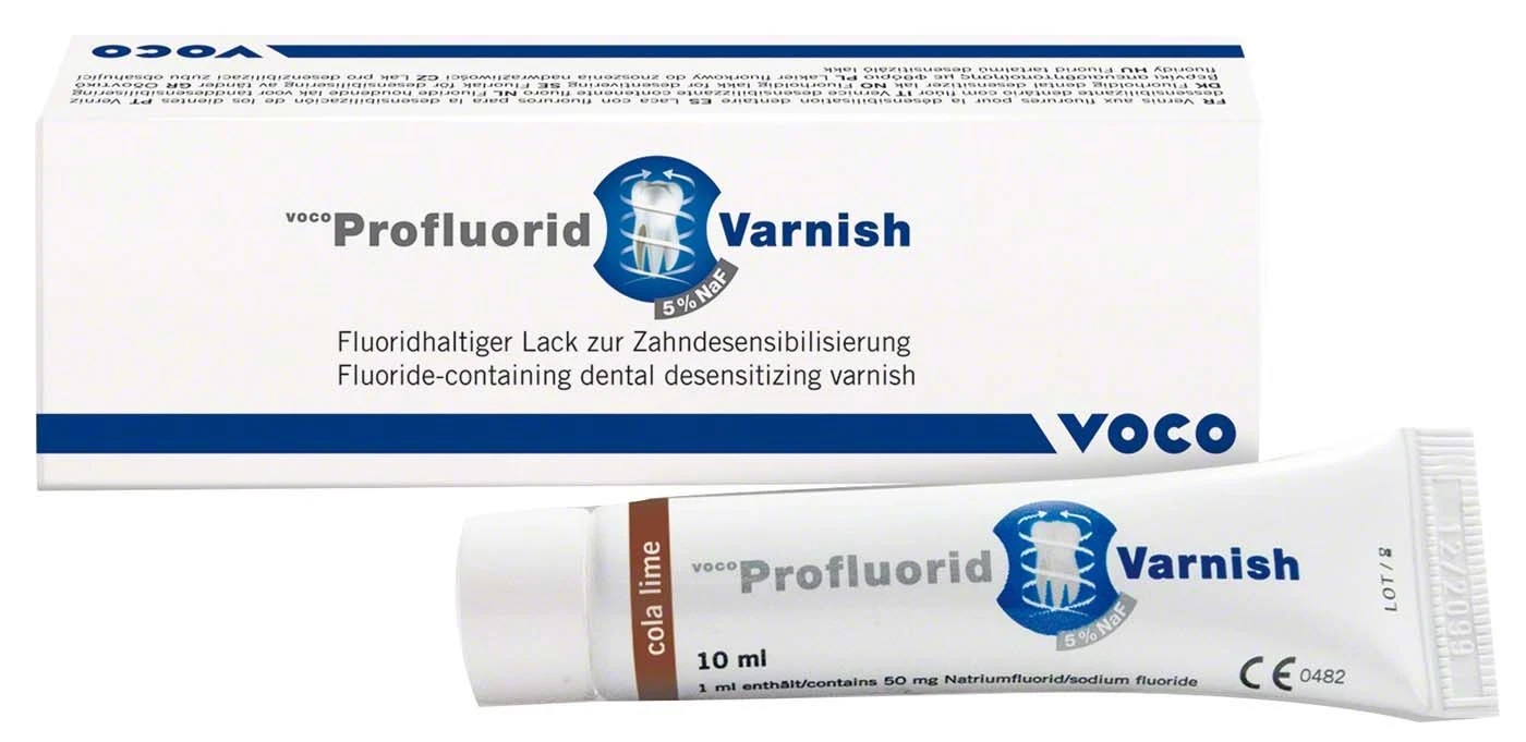 Profluorid Varnish, Zahndesensibilisierung, Cola Limette, Packung à 10 ml
