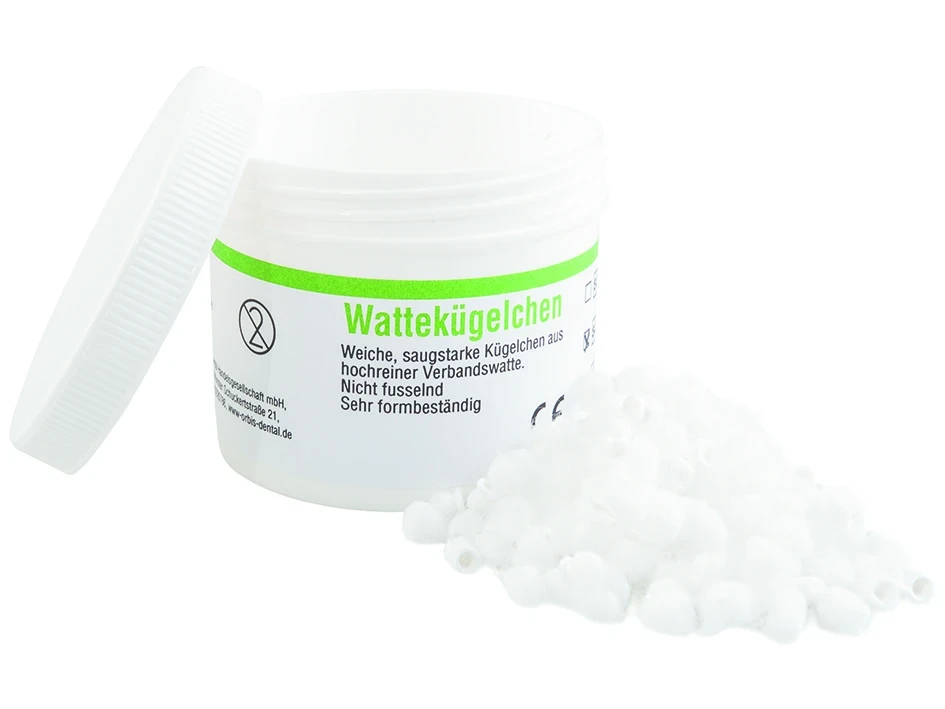 Wattekügelchen, Ø 5,5 mm, Dose 4 g