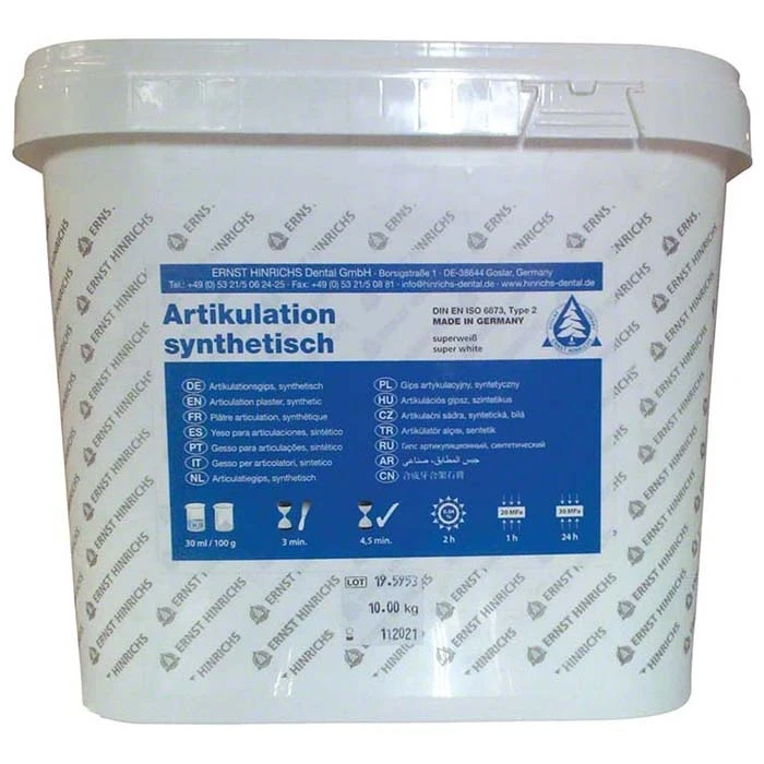 Artikulationsgips synthetisch, 1 Eimer à 5 kg