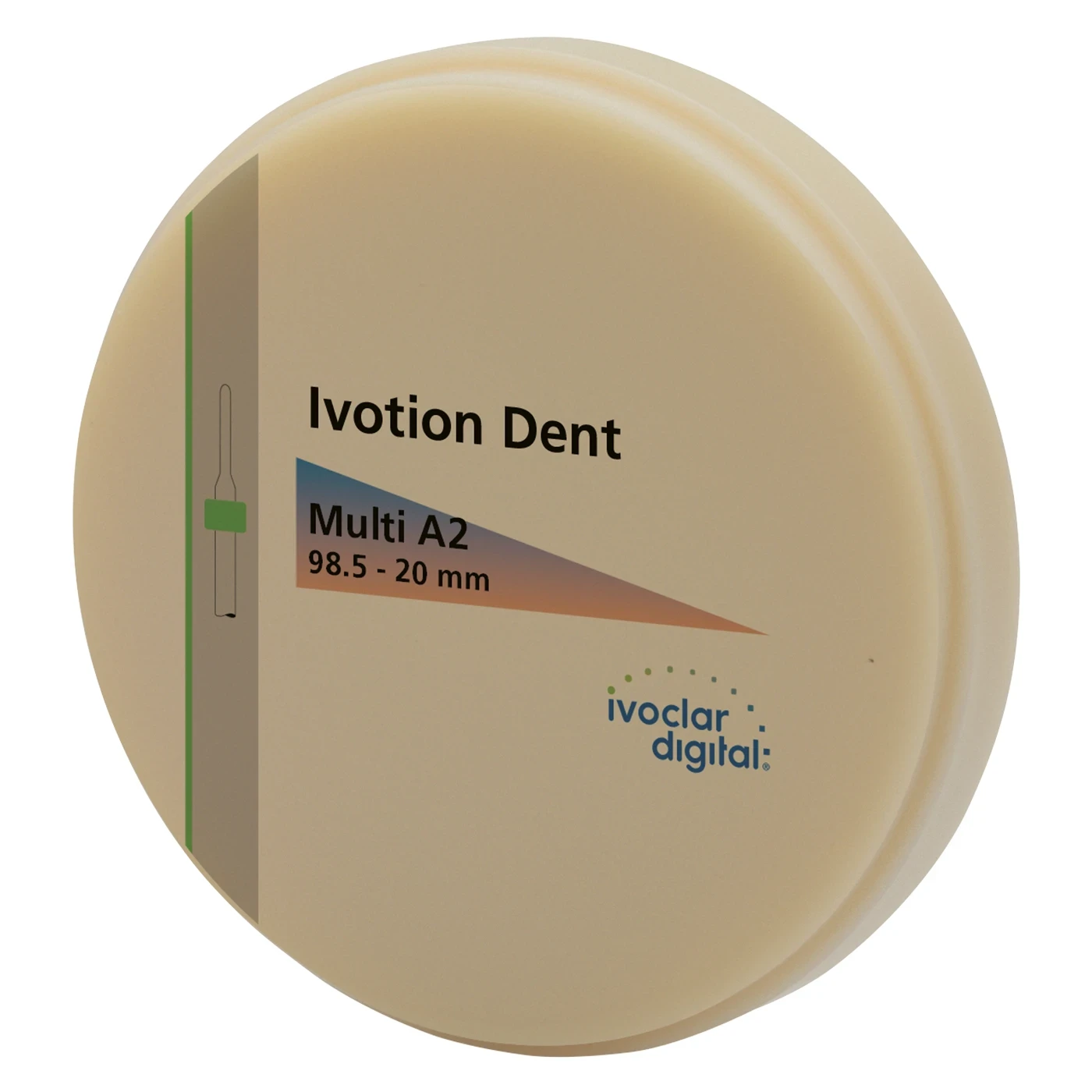 Ivotion Dent Multi Disk, ⌀ 98,5 mm, H 20 mm, A2, Packung à 1 Stück
