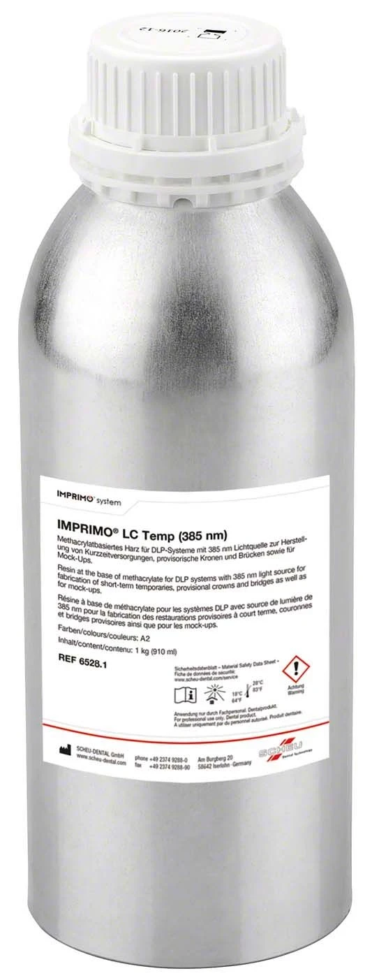 Imprimo LC Temp, für temporäre Versorgungen, A2, Flasche 1 kg