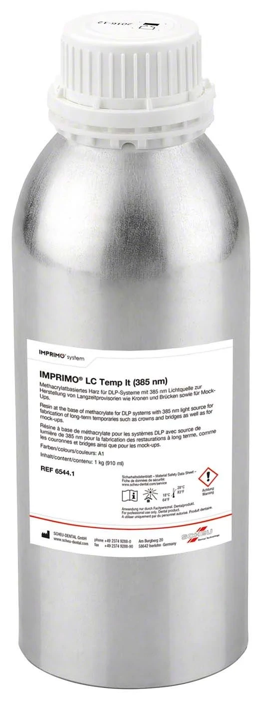 Imprimo LC Temp lt | Imprimo LC Temp, für temporäre Versorgungen, A1, Flasche 1 kg