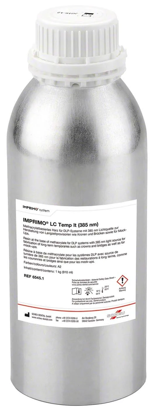 Imprimo LC Temp lt | Imprimo LC Temp, für temporäre Versorgungen, A2, Flasche 1 kg