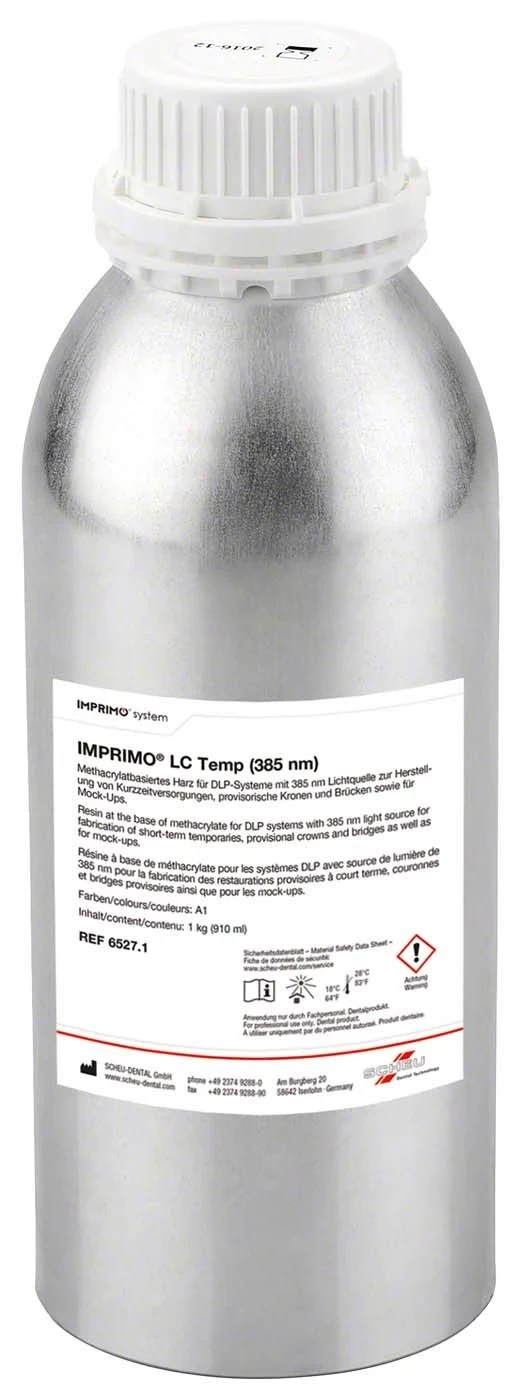 Imprimo LC Temp, für temporäre Versorgungen, A1, Flasche 1 kg