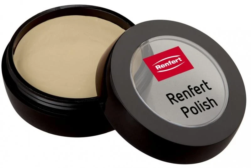Renfert Polish Diamantpolierpaste | Renfert Polish LiSi, Oberflächenbearbeitung, Extraorale Polierpaste speziell für Lithium-Disilikat, Dose 1 x 18 g