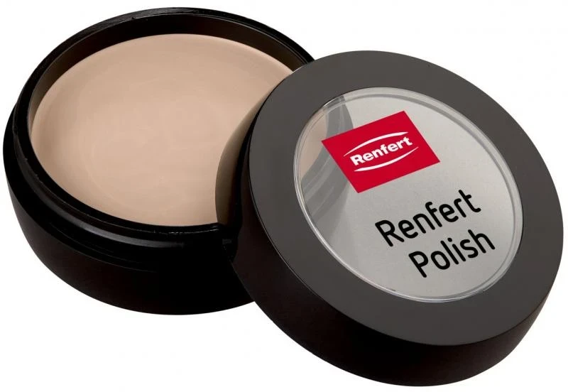Renfert Polish Diamantpolierpaste | Renfert Polish ZrO2, Oberflächenbearbeitung, Extraorale Polierpaste für Zirkondioxid, Dose 1 x 18 g