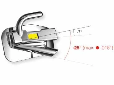 XBT Klebe-Tube bukkal, .022", Zahn 26, Packung 10 Stück