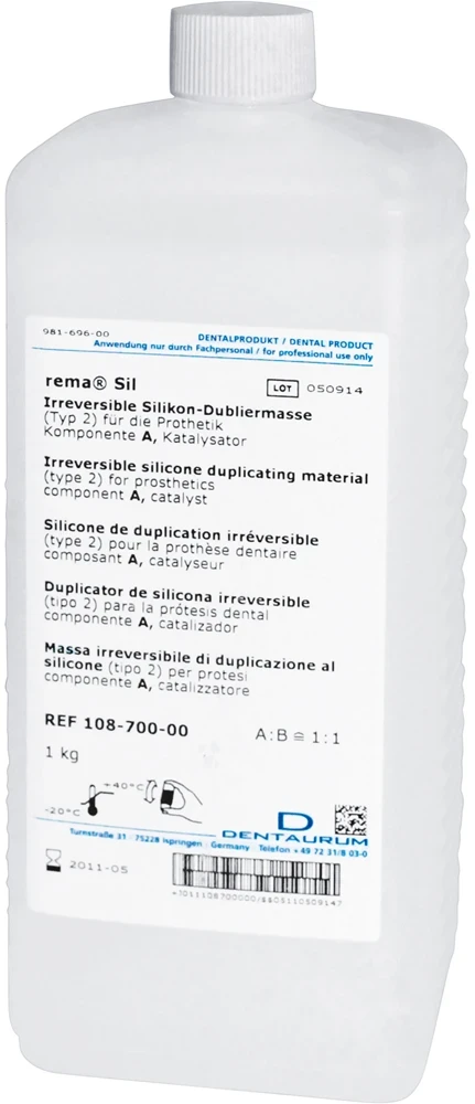 rema Sil Silikon-Dubliermasse, Komponente A, weiß, 1 kg