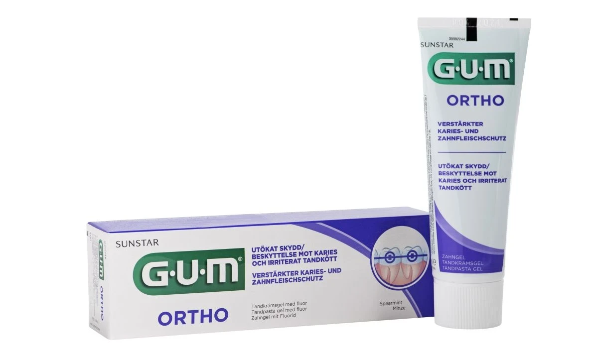 GUM ORTHO Zahngel, 75 ML