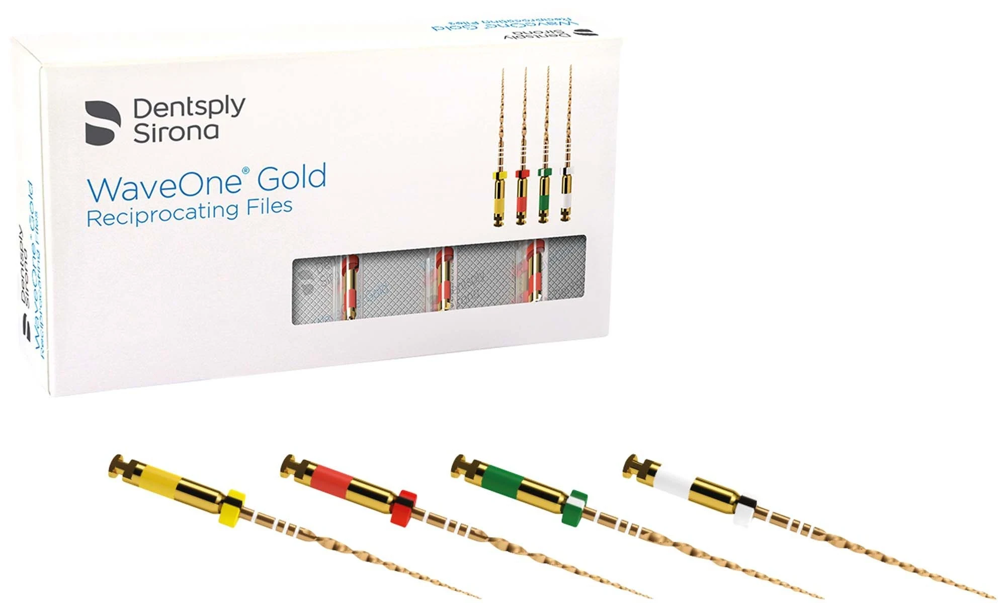 WaveOne Gold Feilen Primary, 31 mm, ISO 025, Taper.07, Packung à 6 Stück