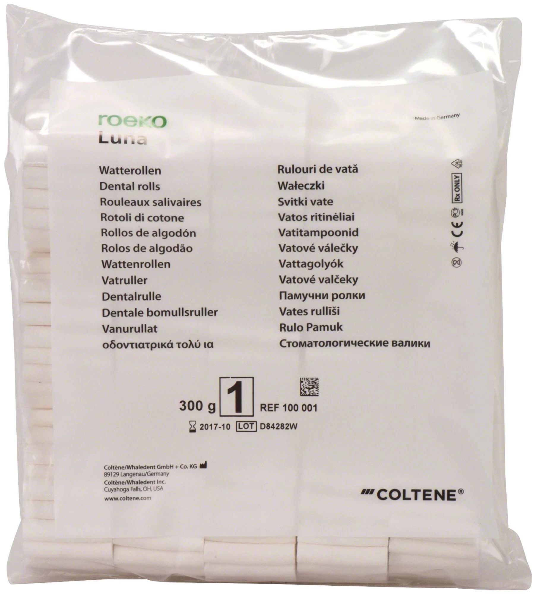 Luna Watterollen, Gr. 2, Packung à 1.000 Stück