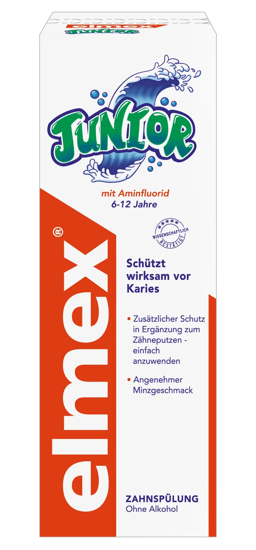 elmex JUNIOR Zahnspülung, Flasche 400 ml