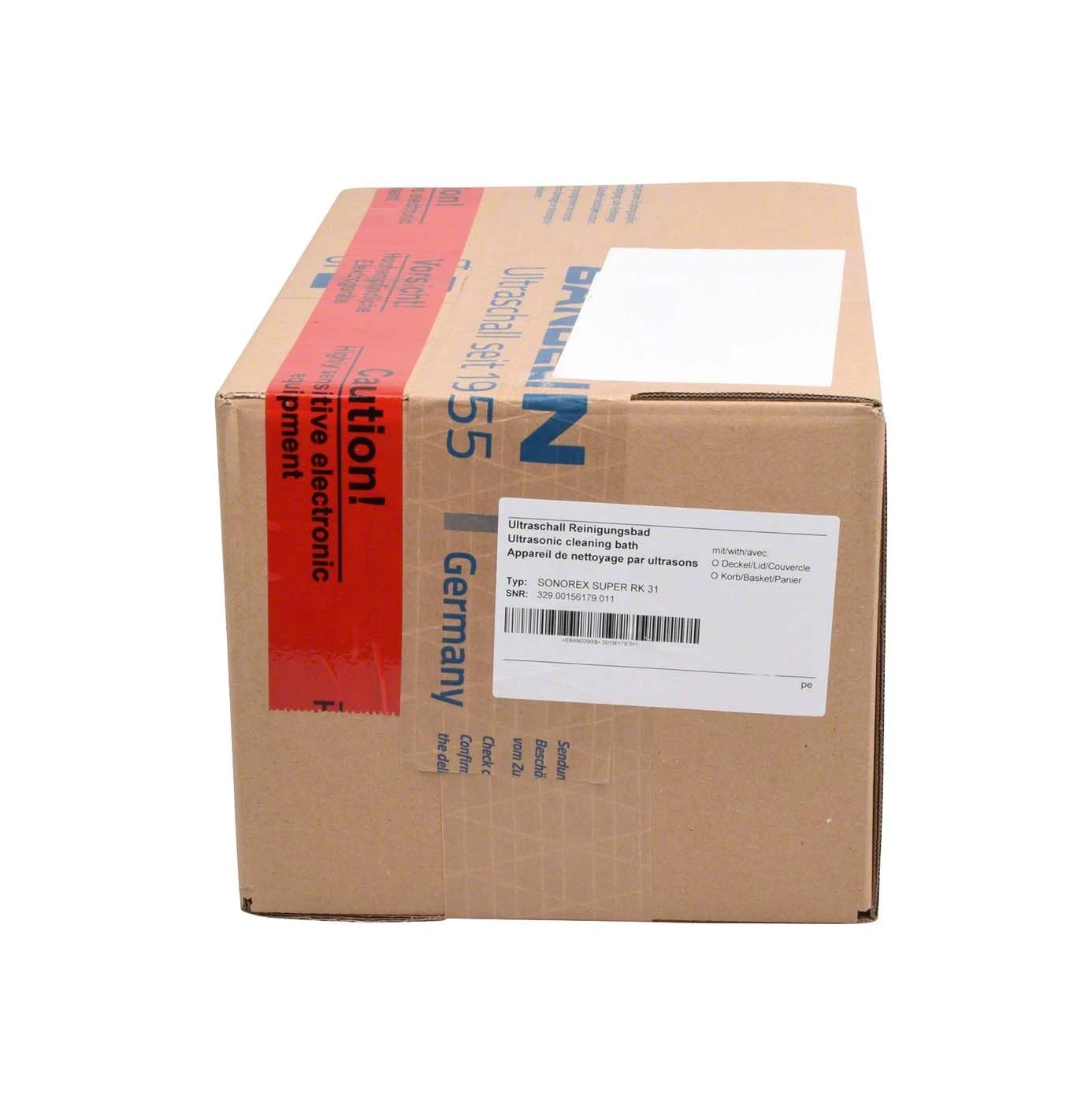 Sonorex Super, Hochleistungs-Ultraschallbad, RK 31, Packung à 1 Stück