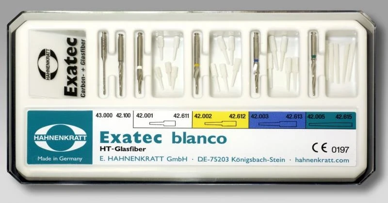 Exatec blanco Wurzelstift blau, 10 Stück
