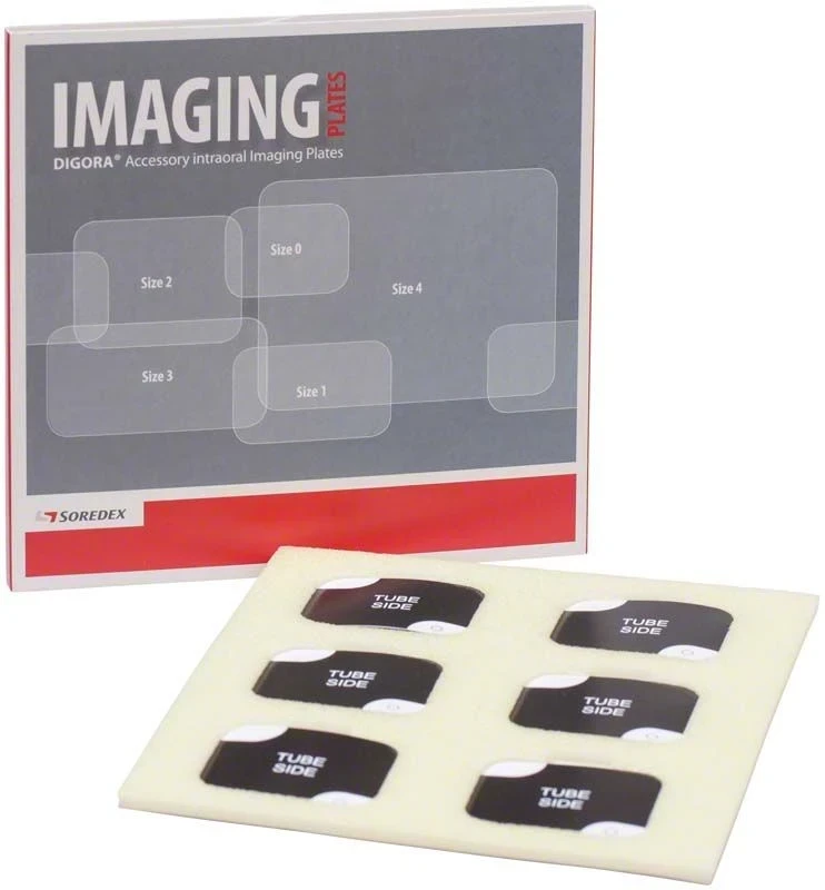 IDOT Digora Optime, Speicherfolien, Größe 2, 3,1 × 4,1 cm, Packung à 6 Stück