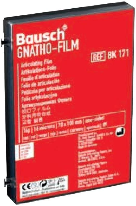 Gnatho-Film 16 mµ 70 x 100 mm BK171 rot, Packung 50 Stück