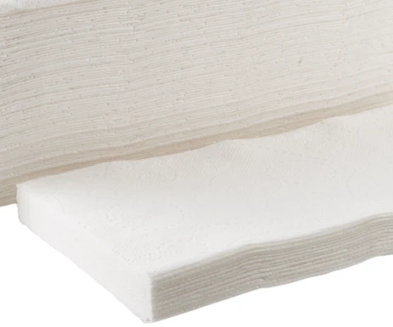 Einmal-Handtücher, 3-lagig, hochweiß, 22 x 32 cm, Interfold-Falzung, Zellstoff-Tissue, Karton 2300 Stück