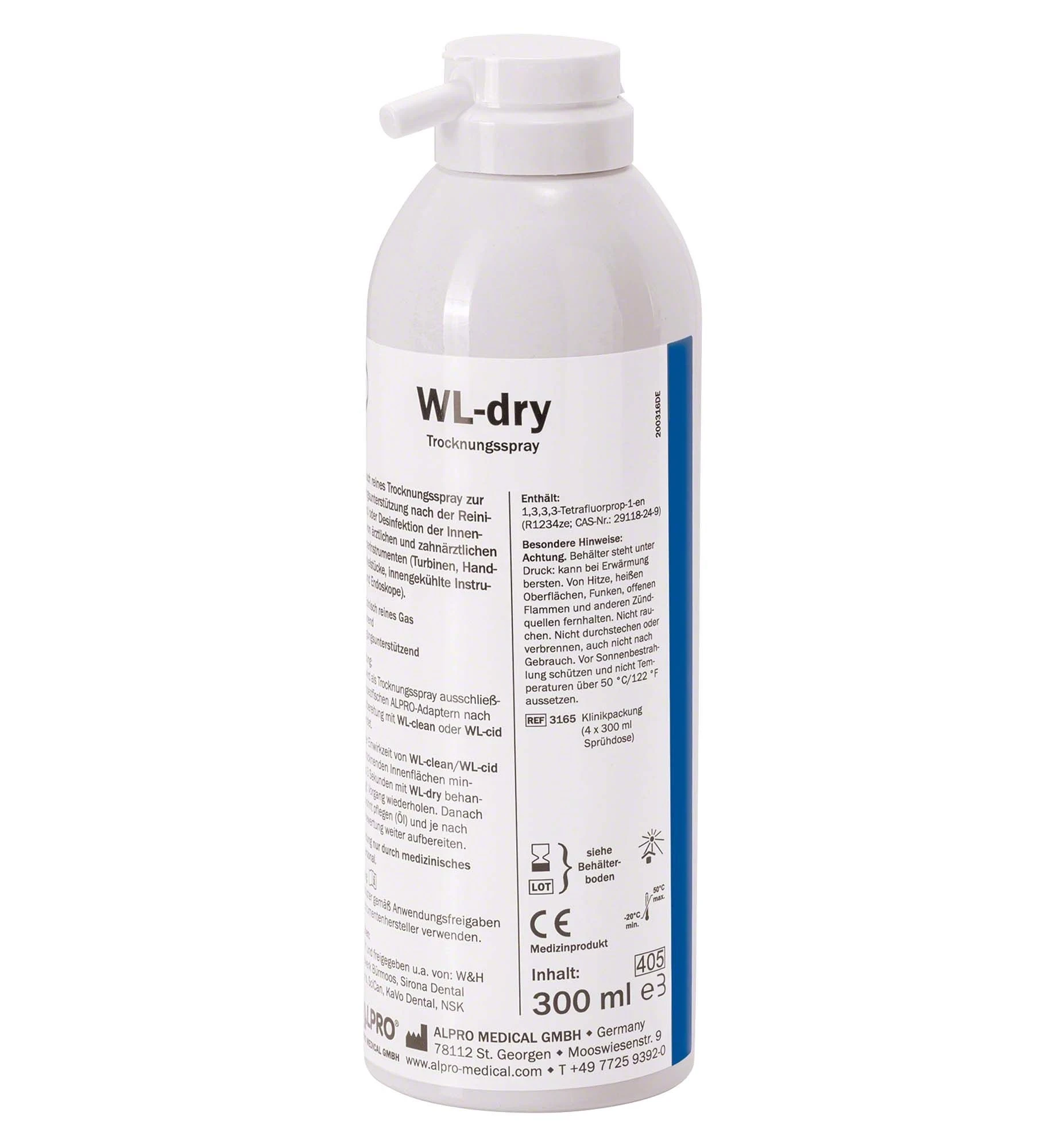WL-dry Trocknungsspray, 4 Dosen à 300 ml