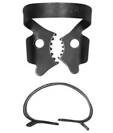 Kofferdam Klammer, Black Line, Nr.12A, Packung à 1 Stück