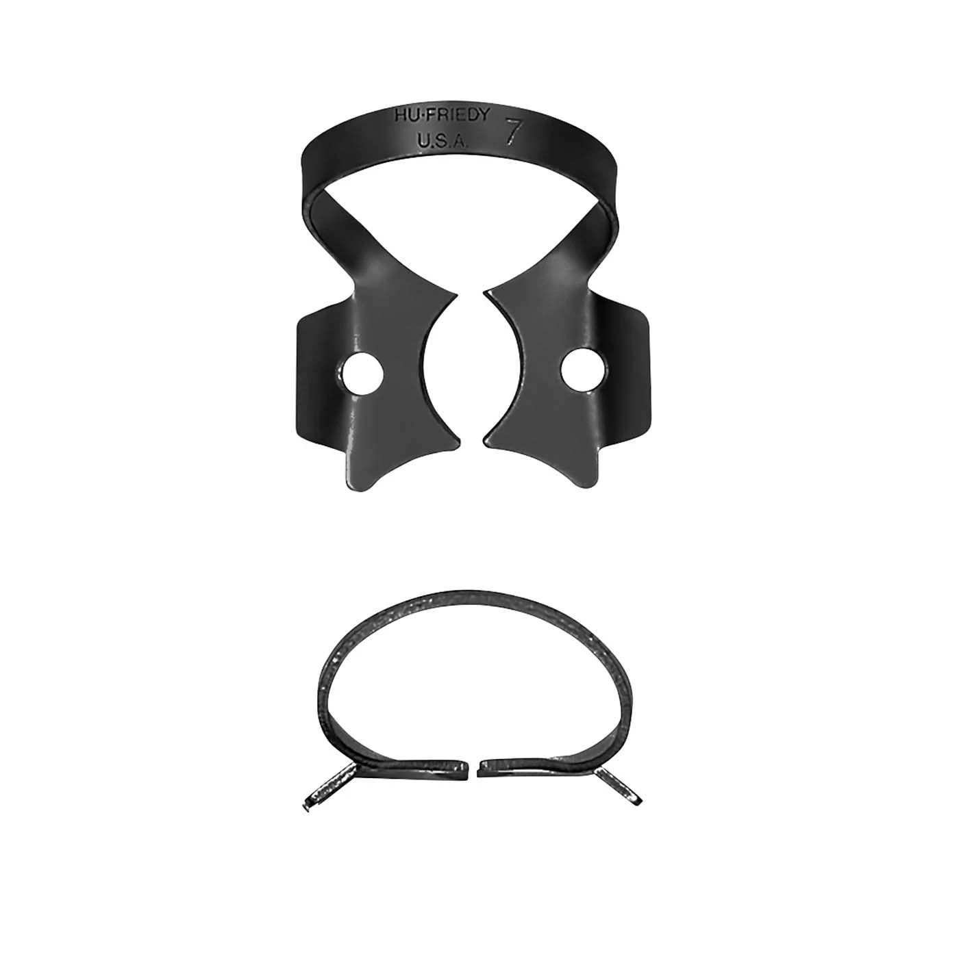 Kofferdamklammer Black Line, Figur 3, 1 Stück