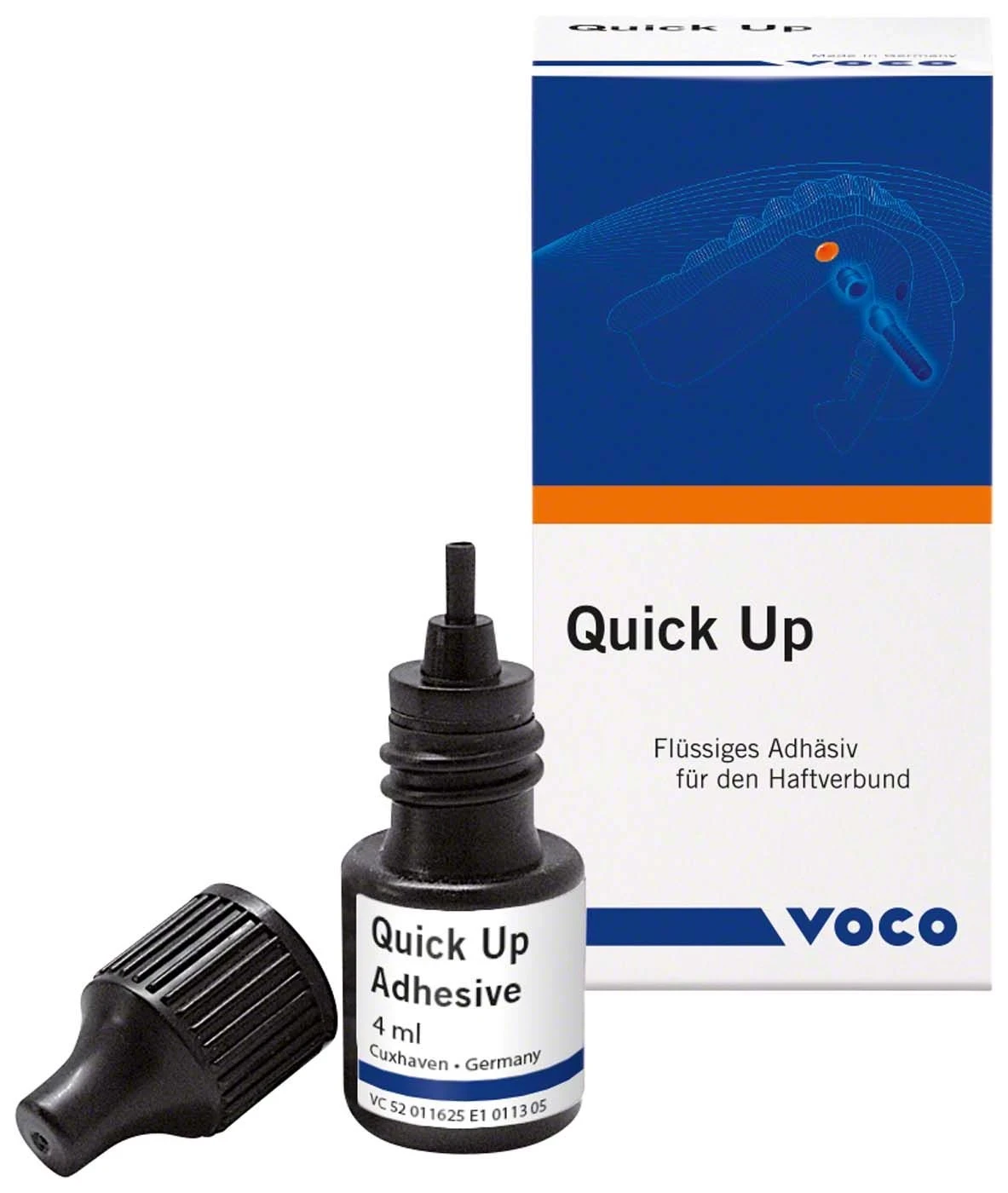 Quick Up - Packung 4 ml Flasche Adhäsiv