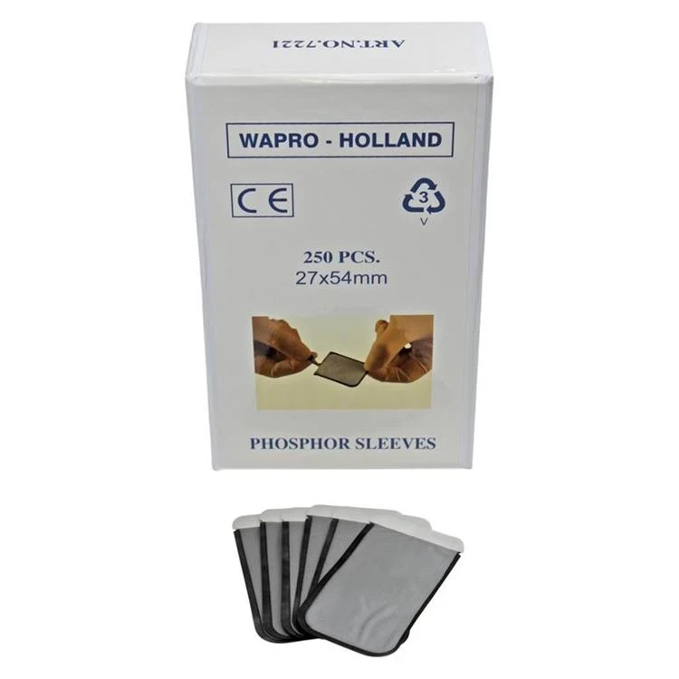 Phosphor Schutzhülle ohne Rahmen für Digora Optim 27 x 54 mm, Packung 250 Stück