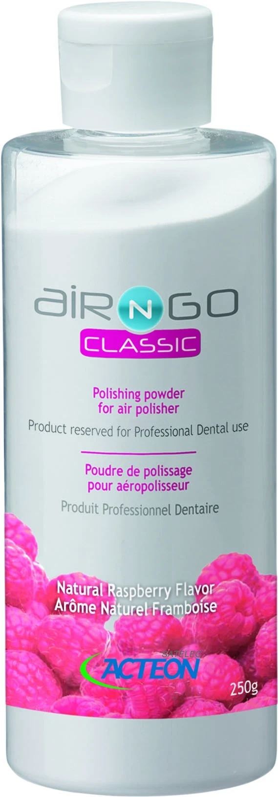 Air-N-Go Classic Pulverflasche, Himbeere, Karton 4 x 250 g Flasche