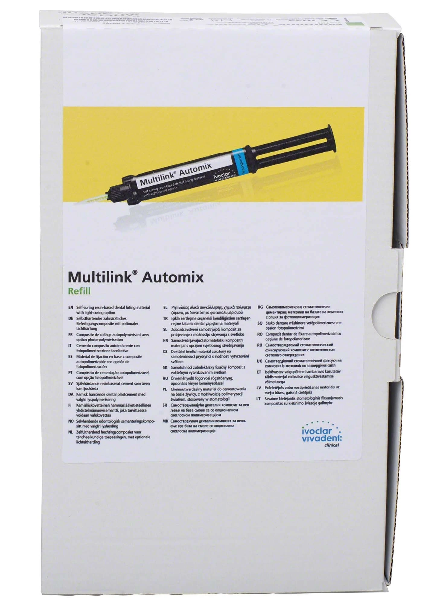 Multilink Automix, Befestigungs-System, transparent, Set, 3 Automix-Spritzen à 9 g