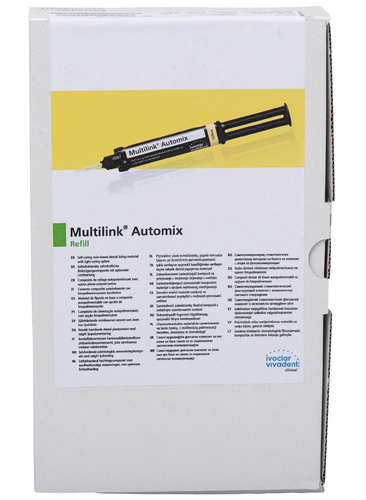 Multilink Automix Vorteilspackung, gelb, 3 Spritzen à 9 g