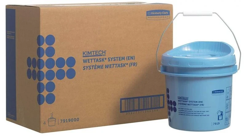 Wettask Spendereimer 4,5 L, blau, Packung à 1 Stück