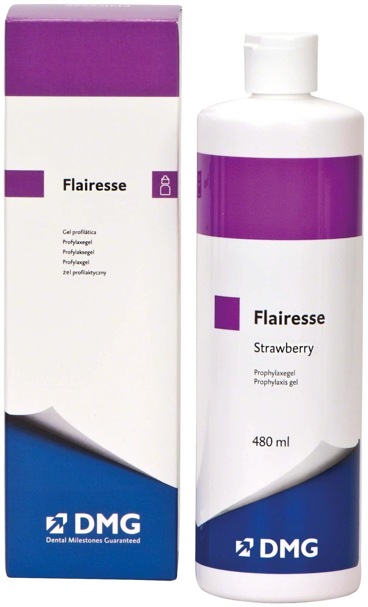 Flairesse Prophylaxegel, Strawberry, Packung à 480 ml
