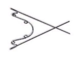 MIA Mobiler Intraoralbogen, OK gerade, Größe 1, 5 Stück