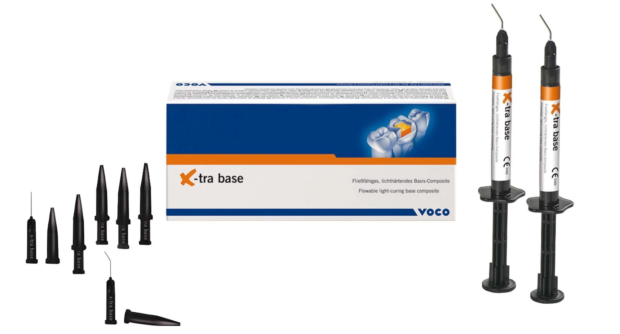 X-tra Base Universal, Flow-Composite, 2 Spritzen à 2 g