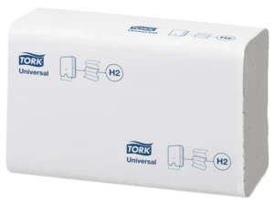 Tork Xpress Multifold, weiß, 21,5 × 23,5 cm, 2 lagig, Karton à 20 × 237 Stück